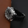 Genuine Leather Strap for Watch Band Belts 18mm 20mm 22mm 24mm Handmade Hollow Breathable Porous Black Watchbands