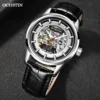 Men's Skeleton Automatic Mechanical Watches Tourbillon Male Luxury Brand Watch For Men Self Wind Waterproof Wirstwatch 62002C