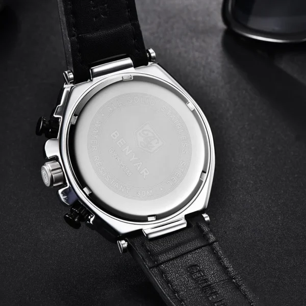BENYAR For Mens Watch Male Quartz Military Sport Chronograph Business Waterproof Date Luminous Hand Wristwatch Relogio Masculino