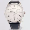 Parnis 42mm Fashion Simple Mans Watches White dail Calendar Sea gull 1780 Power Reserve Movement Men's Wrist Watch 2470