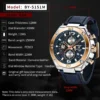 BENYAR For Mens Watch Male Quartz Military Sport Chronograph Business Waterproof Date Luminous Hand Wristwatch Relogio Masculino