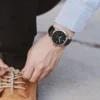 2022 New OCHSTIN Man Watch Leather Strap Mens Watches Top Brand Luxury Waterproof Bussiness Chronographmen's Fashion Male Clock