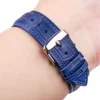 Cowhide Watch Band Bracelet Women Men Genuine Leather Watchband Black Brown Blue Red Crocodile Pattern Wrist Strap 18mm - 24mm