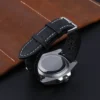 Genuine Leather Strap for Watch Band Belts 18mm 20mm 22mm 24mm Handmade Hollow Breathable Porous Black Watchbands