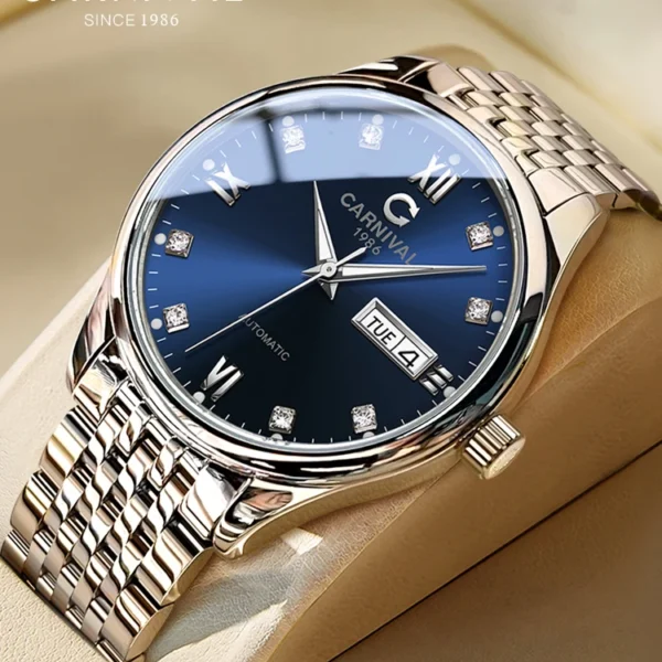 CARNIVAL New Men Mechanical Watch Top Brand Luxury Automatic Watch Waterproof Watch For Men Japan Movement Relogios Masculino