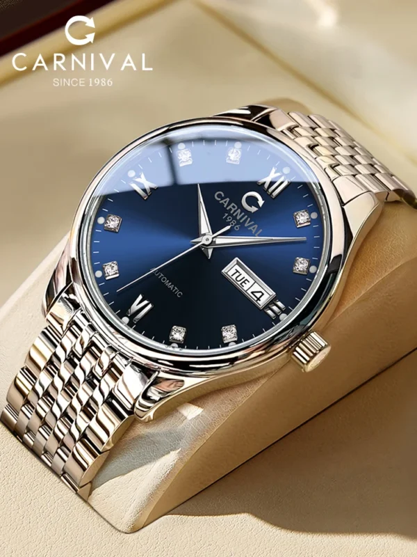 CARNIVAL New Men Mechanical Watch Top Brand Luxury Automatic Watch Waterproof Watch For Men Japan Movement Relogios Masculino