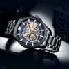 AILANG Original Design Unique 60 Seconds Watch For Men Waterproof Luminous Skeleton Automatic Mechanical Watches Men's Reloj