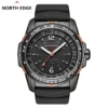 North Edge Outdoor Sports Solar Charging Watch Waterproof Metal