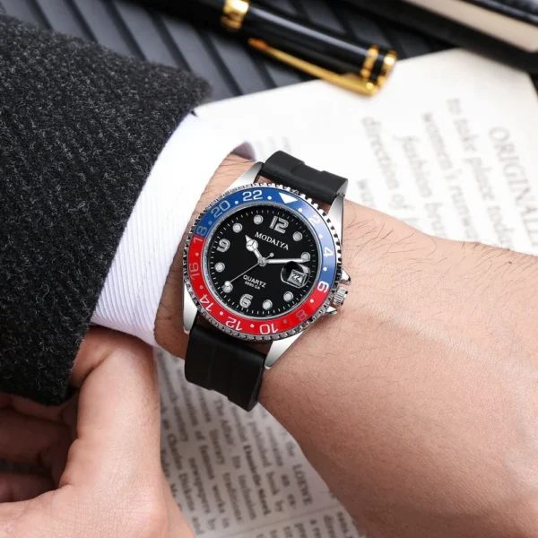 Men 2025 Sports Watches Fashion Men's Version Simplicity Figures Luminous Quartz Watch Casual Silicone Stra Gifts Wristwatches