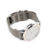 20Mm Nylon Watch Strap Durable 2 Joint Replacement Band Wristband For Watch Khaki Smooth Stainless Steel Clasp Comfortable Fit
