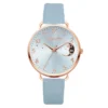 New Famous Brand Women Watch Moon Dial Quartz Watch PU Leather Strap Calendar Wristwatches Clock Gift Reloj Mujer Dropshipping