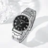 New Fashion Men Watches Business Wrist Watch Luxury Steel Watches Quartz Wristwatches Clock Men Women Casual Simple Watch