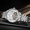 AILANG Brand New Luxury Double Tourbillon Mechanical Watch for Men Stainless Steel Waterproof Automatic Watches Mens Relogio