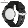 North Edge Outdoor Sports Solar Charging Watch Waterproof Metal