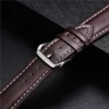 Casual Calfskin Leather Wrist Bracelets 16mm 18mm 20mm 22mm 24mm Men's and Women's Business Watch Strap