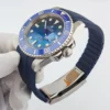 40mm Luxury Men's Watch NH35 Watch Shell Face Dial Sapphire Glass Watch Rubber Strap Automatic Movement Mechanical Watch