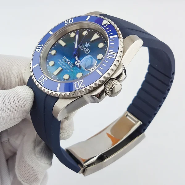 40mm Luxury Men's Watch NH35 Watch Shell Face Dial Sapphire Glass Watch Rubber Strap Automatic Movement Mechanical Watch