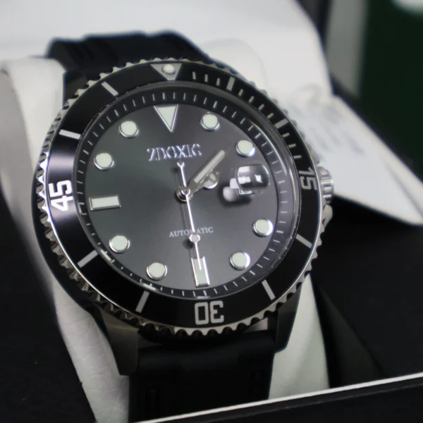 Waterproof Luminous ZDOXIG Automatic Watch - Men's Stylish Mechanical Timepiece