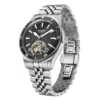 MINBER Mechanical Men's Watch Skeleton Dial Automatic Movement Wristwatches Waterproof Luminous Business Watches for Man 9164G-2