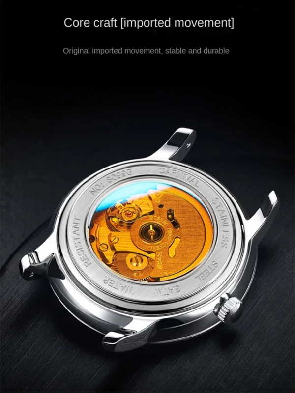 CARNIVAL New Men Mechanical Watch Top Brand Luxury Automatic Watch Waterproof Watch For Men Japan Movement Relogios Masculino
