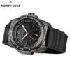 North Edge Outdoor Sports Solar Charging Watch Waterproof Metal