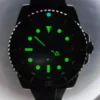 40mm Luxury Men's Watch NH35 Watch Shell Face Dial Sapphire Glass Watch Rubber Strap Automatic Movement Mechanical Watch