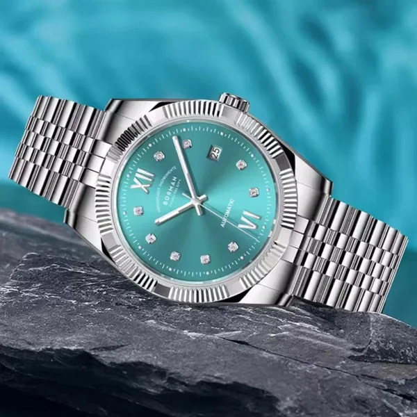 BORMAN BM3829 Stainless Steel Automatic Mechanical Male Wristwatch MIYOTA 8215 Movement Sapphire Mirror Waterpoor Men Watches