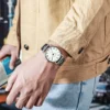 New Fashion Men Watches Business Wrist Watch Luxury Steel Watches Quartz Wristwatches Clock Men Women Casual Simple Watch