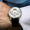 BORMAN Design Luxury Men Automatic Wrist Watch Skeleton Dial Genuine Leather Strap Sapphire Crystal Glass Automatic Watch