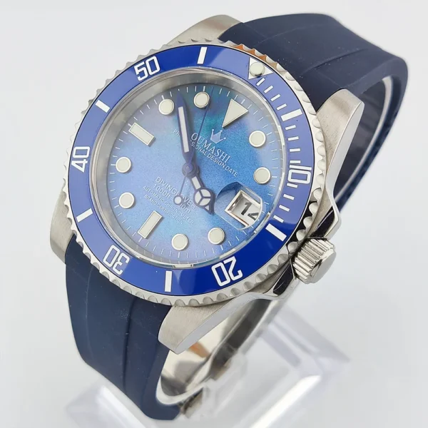 40mm Luxury Men's Watch NH35 Watch Shell Face Dial Sapphire Glass Watch Rubber Strap Automatic Movement Mechanical Watch