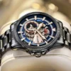 AILANG Original Design Unique 60 Seconds Watch For Men Waterproof Luminous Skeleton Automatic Mechanical Watches Men's Reloj