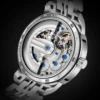 AILANG Brand New Luxury Double Tourbillon Mechanical Watch for Men Stainless Steel Waterproof Automatic Watches Mens Relogio