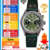 2025 New IXDAO 39mm Pilot Men Quartz Watches Peregrine Falcon Series VK64 Sapphire Stainless Steel Sports Chronograph 10Bar C3