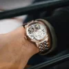 AILANG Brand New Luxury Double Tourbillon Mechanical Watch for Men Stainless Steel Waterproof Automatic Watches Mens Relogio