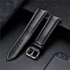 Casual Calfskin Leather Wrist Bracelets 16mm 18mm 20mm 22mm 24mm Men's and Women's Business Watch Strap